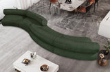 Bale Green Chenille Fabric Modular Sofa 114Green-S4B Meridian Furniture