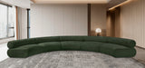 Bale Green Chenille Fabric Modular Sofa 114Green-S5A Meridian Furniture