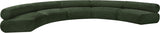 Bale Green Chenille Fabric Modular Sofa 114Green-S5A Meridian Furniture