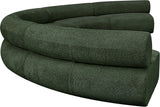 Bale Green Chenille Fabric Modular Sofa 114Green-S5A Meridian Furniture