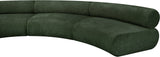 Bale Green Chenille Fabric Modular Sofa 114Green-S5A Meridian Furniture