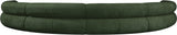 Bale Green Chenille Fabric Modular Sofa 114Green-S6A Meridian Furniture