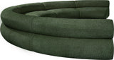 Bale Green Chenille Fabric Modular Sofa 114Green-S6A Meridian Furniture