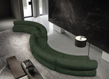 Bale Green Chenille Fabric Modular Sofa 114Green-S6B Meridian Furniture