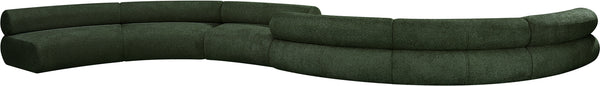 Bale Green Chenille Fabric Modular Sofa 114Green-S6B Meridian Furniture