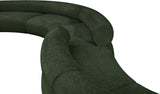 Bale Green Chenille Fabric Modular Sofa 114Green-S6B Meridian Furniture