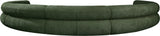 Bale Green Chenille Fabric Modular Sofa 114Green-S7A Meridian Furniture