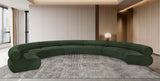 Bale Green Chenille Fabric Modular Sofa 114Green-S8A Meridian Furniture