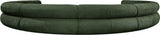 Bale Green Chenille Fabric Modular Sofa 114Green-S8A Meridian Furniture