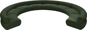Bale Green Chenille Fabric Modular Sofa 114Green-S8A Meridian Furniture