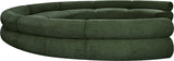 Bale Green Chenille Fabric Modular Sofa 114Green-S8A Meridian Furniture