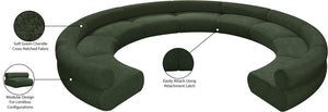 Bale Green Chenille Fabric Modular Sofa 114Green-S9A Meridian Furniture