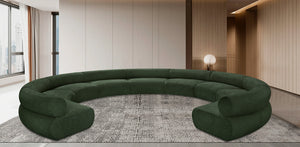 Bale Green Chenille Fabric Modular Sofa 114Green-S9A Meridian Furniture