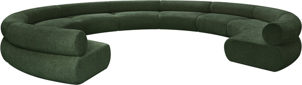 Bale Green Chenille Fabric Modular Sofa 114Green-S9A Meridian Furniture