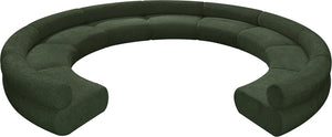 Bale Green Chenille Fabric Modular Sofa 114Green-S9A Meridian Furniture