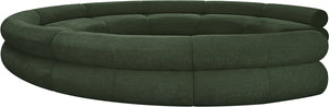 Bale Green Chenille Fabric Modular Sofa 114Green-S9A Meridian Furniture