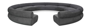 Bale Grey Chenille Fabric Modular Sofa 114Grey-S10A Meridian Furniture