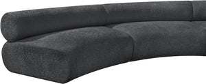 Bale Grey Chenille Fabric Modular Sofa 114Grey-S10A Meridian Furniture