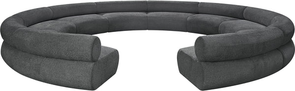 Bale Grey Chenille Fabric Modular Sofa 114Grey-S10A Meridian Furniture