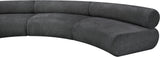 Bale Grey Chenille Fabric Modular Sofa 114Grey-S10A Meridian Furniture