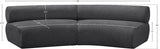 Bale Grey Chenille Fabric Modular Sofa 114Grey-S2A Meridian Furniture