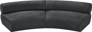 Bale Grey Chenille Fabric Modular Sofa 114Grey-S2A Meridian Furniture