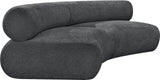 Bale Grey Chenille Fabric Modular Sofa 114Grey-S2A Meridian Furniture