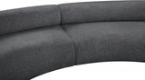 Bale Grey Chenille Fabric Modular Sofa 114Grey-S2A Meridian Furniture