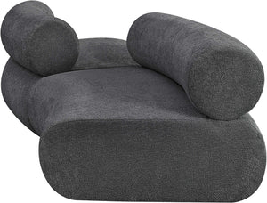 Bale Grey Chenille Fabric Modular Sofa 114Grey-S2B Meridian Furniture