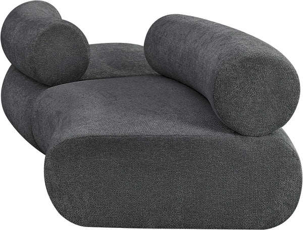 Bale Grey Chenille Fabric Modular Sofa 114Grey-S2B Meridian Furniture
