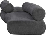 Bale Grey Chenille Fabric Modular Sofa 114Grey-S2B Meridian Furniture