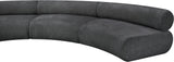 Bale Grey Chenille Fabric Modular Sofa 114Grey-S3A Meridian Furniture