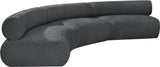 Bale Grey Chenille Fabric Modular Sofa 114Grey-S3A Meridian Furniture