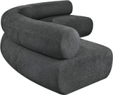 Bale Grey Chenille Fabric Modular Sofa 114Grey-S3A Meridian Furniture