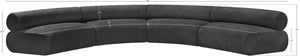 Bale Grey Chenille Fabric Modular Sofa 114Grey-S4A Meridian Furniture