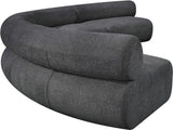 Bale Grey Chenille Fabric Modular Sofa 114Grey-S4A Meridian Furniture