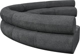 Bale Grey Chenille Fabric Modular Sofa 114Grey-S5A Meridian Furniture