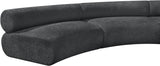 Bale Grey Chenille Fabric Modular Sofa 114Grey-S6B Meridian Furniture