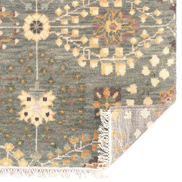 Capel Rugs Kerrington-eisley Exquisite Hand-knotted Wool Area Rug With Sophisticated Transitional Design Robin's Egg, Ivory 100% Wool 1150rs07060906240