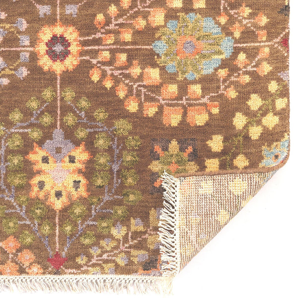 Capel Rugs Kerrington-eisley Exquisite Hand-knotted Wool Area Rug With Sophisticated Transitional Design Olive Multi, Green 100% Wool 1150rs07060906275