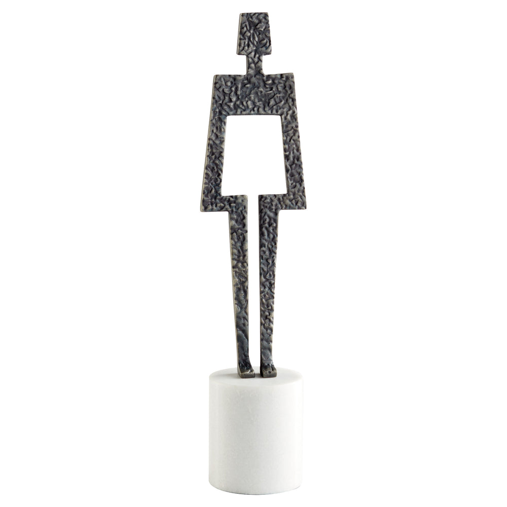 Beatrice Sculpture  Black and White 11501 Cyan Design