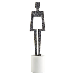 Beatrice Sculpture  Black and White 11501 Cyan Design