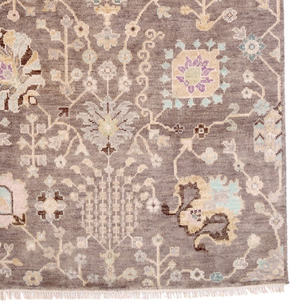 Capel Rugs Kerrington-newbury Elegant Hand-knotted Wool Area Rug For Transitional And Traditional Interiors Mushroom, Green 100% Wool 1151rs03060506700