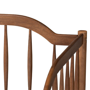 Baxton Studio Baxton Studio Twin Size Daybed in Walnut Brown - Mid-Century Modern Design for Versatile Spaces MG0073-1-Walnut-Daybed