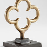 Folium Sculpture  Antique Brass 11518 Cyan Design