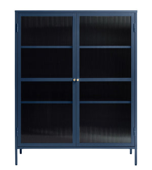 IDEAZ 1151UFABlue Steel Short Display Cabinet Blue & Golden 1151UFA