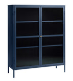 IDEAZ 1151UFABlue Steel Short Display Cabinet Blue & Golden 1151UFA