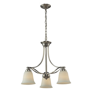 Malaga 22'' Wide 3-Light Chandelier - Brushed Nickel 11522/3 Elk Lighting