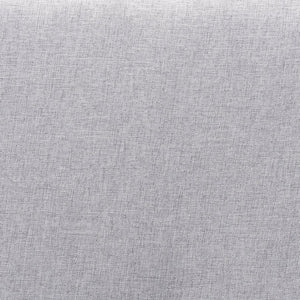 Baxton Studio Baxton Studio Abner Modern Transitional Light Grey Fabric Upholstered Headboard with Walnut Finish Queen MG9731-Light Grey/Walnut-Queen-HB