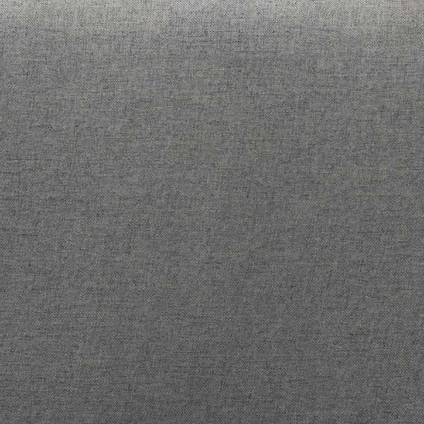 Baxton Studio Baxton Studio Abner Twin Size Headboard - Modern Fabric Upholstered Design with Walnut Finish Dark Twin MG9731-Dark Grey/Walnut-Twin-HB